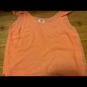 OLD NAVY Coral Dressy Tank Top